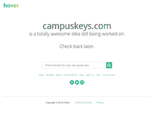 Tablet Screenshot of campuskeys.com